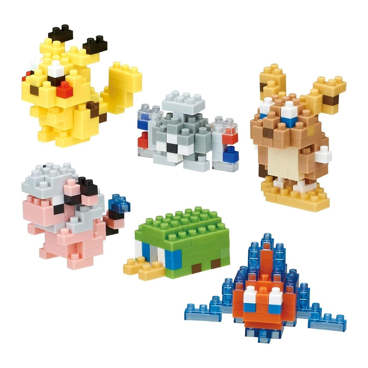 POKEMON - Pokemon Nanoblock Set de 6 Electricos