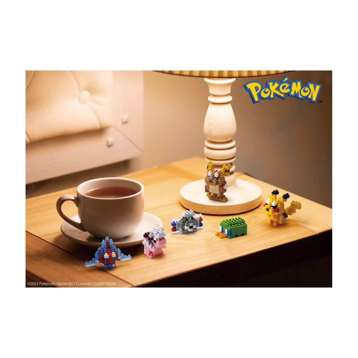 POKEMON - Pokemon Nanoblock Set de 6 Electricos