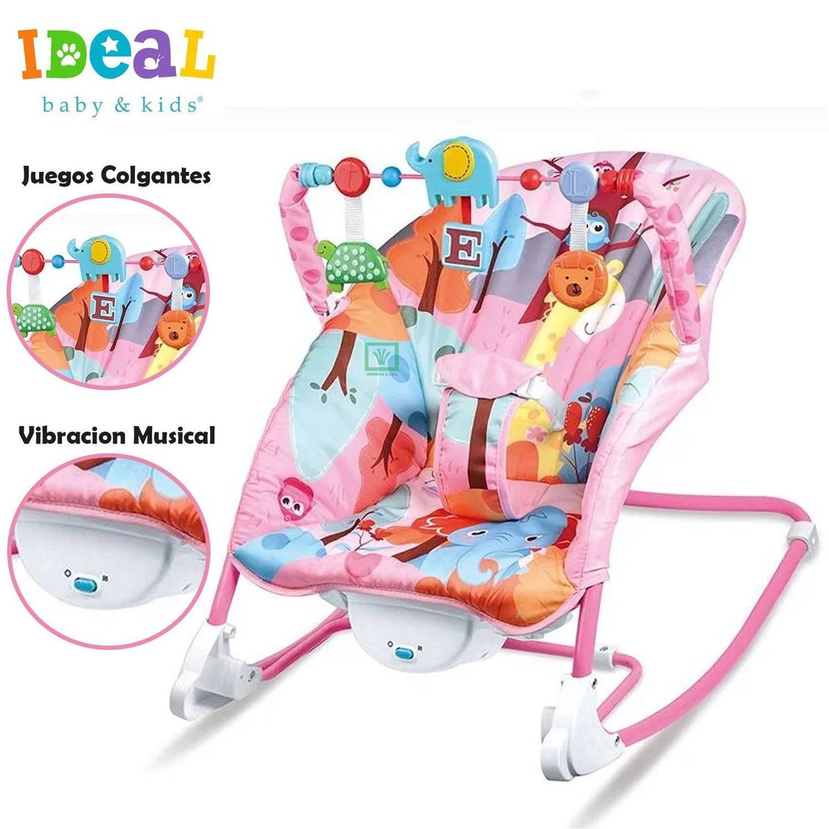 IDEAL - Ideal - Mecedora para Bebes Musical y Vibrador