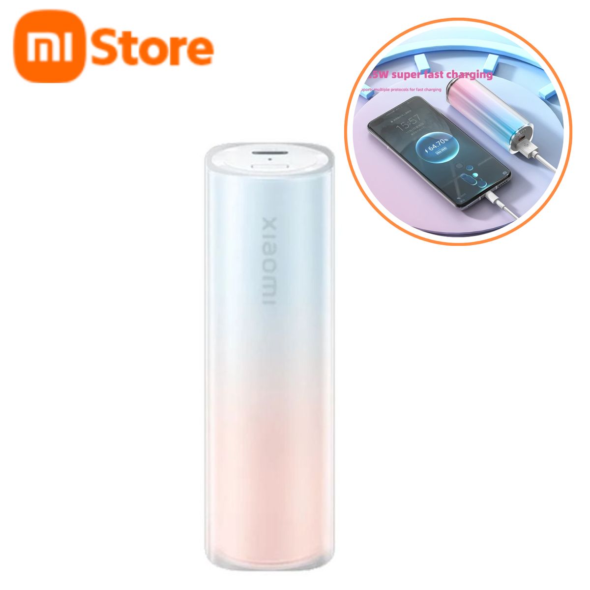 XIAOMI - Xiaomi Power Bank 5000mAh 20W P07ZM cargador portatil