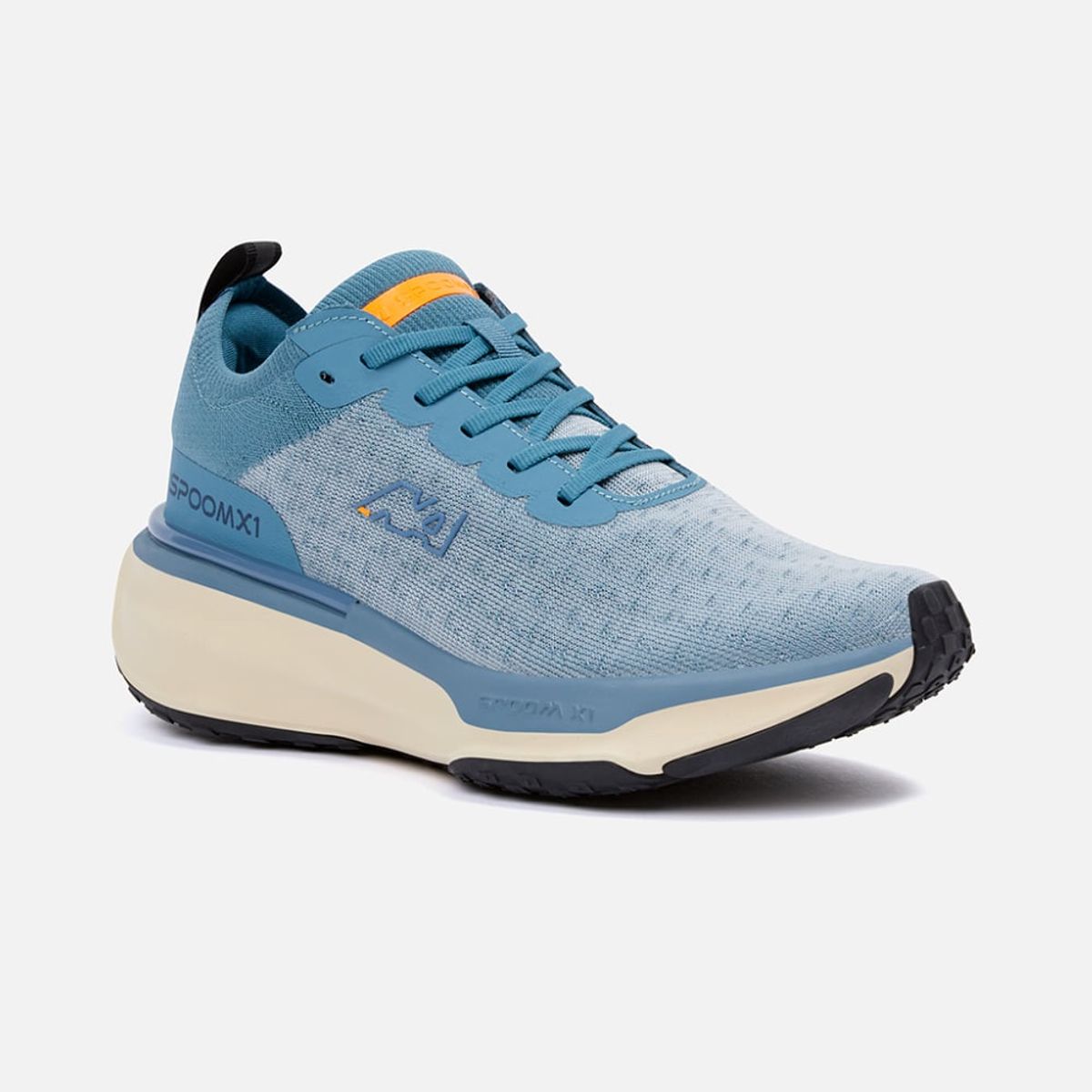 NEW ATHLETIC - ZAPATILLAS NEW ATHLETIC RUNNING SPOOM92 AZULINO CON BEIGE PARA HOMBRE