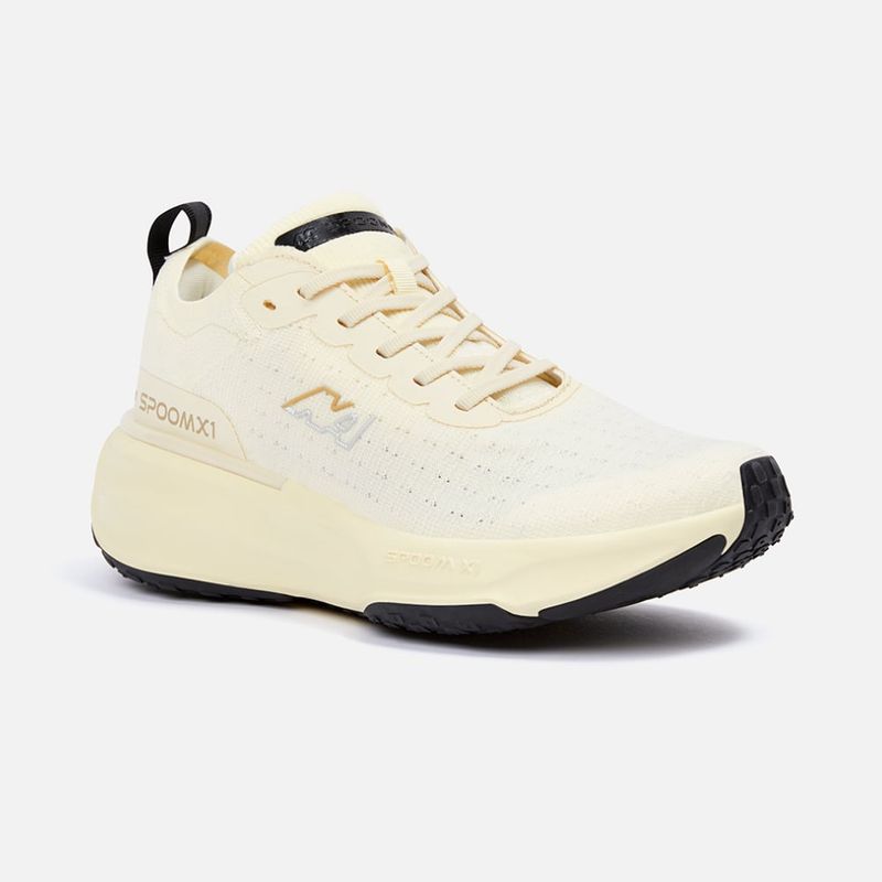 NEW ATHLETIC - ZAPATILLAS NEW ATHLETIC RUNNING SPOOM92 BEIGE CON NEGRO PARA HOMBRE