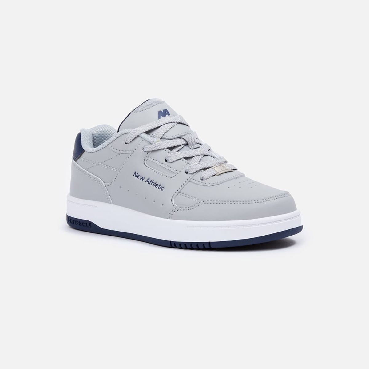 NEW ATHLETIC - ZAPATILLAS NEW ATHLETIC SKATEBOARDING TEENS FORESCUL35 GRIS CON AZUL OSCURO UNISEX