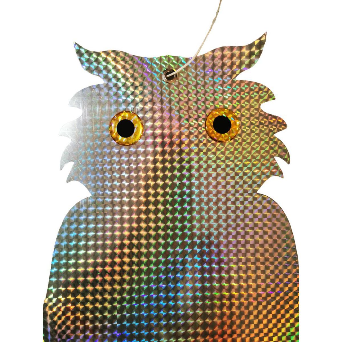 GENERICO - Búho Holográfico Espanta Aves Modelo 001