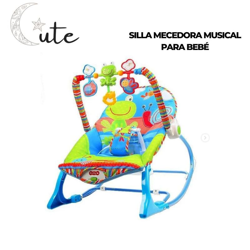 GENERICO - SILLA MUSICAL MECEDORA PARA BEBÉ