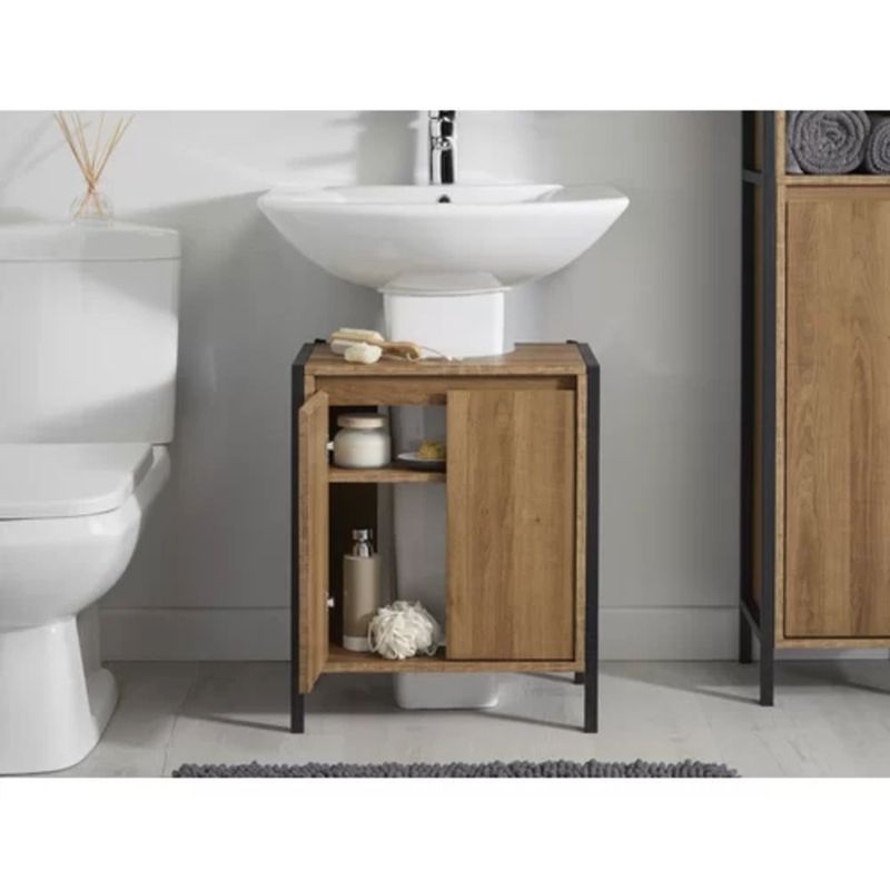TU MESITA - Mueble Inferior para Lavadero Carmen Marrón TU MESITA