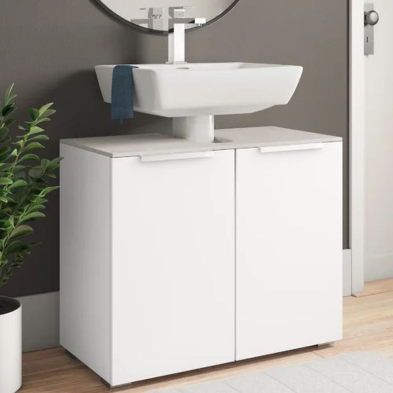 TU MESITA - Mueble Inferior para Lavadero Sawia Blanco TU MESITA