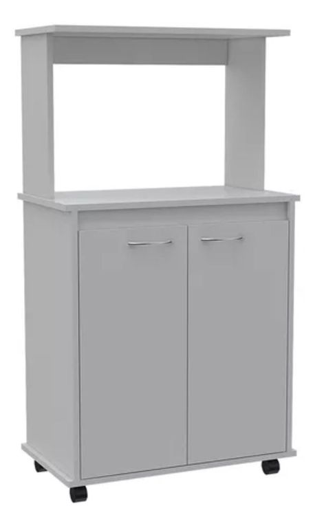 Mueble para Microondas con ruedas Xavi color Blanco TU MESITA | Sodimac ...