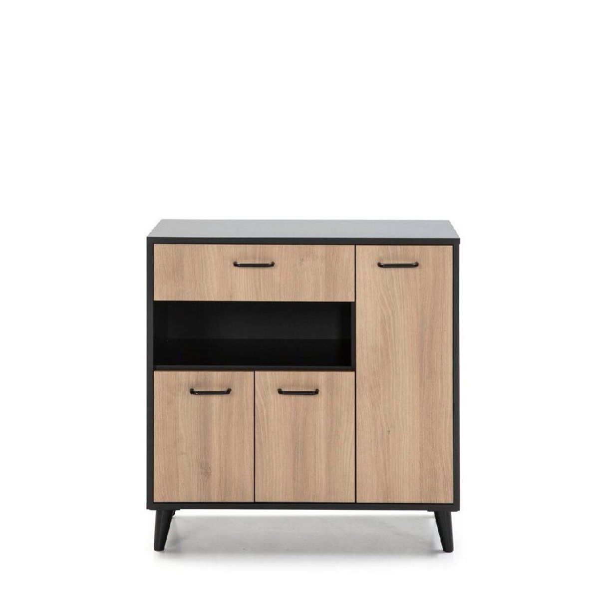 TU MESITA - Mueble para Microondas Moderno Luis NegroRoble TU MESITA