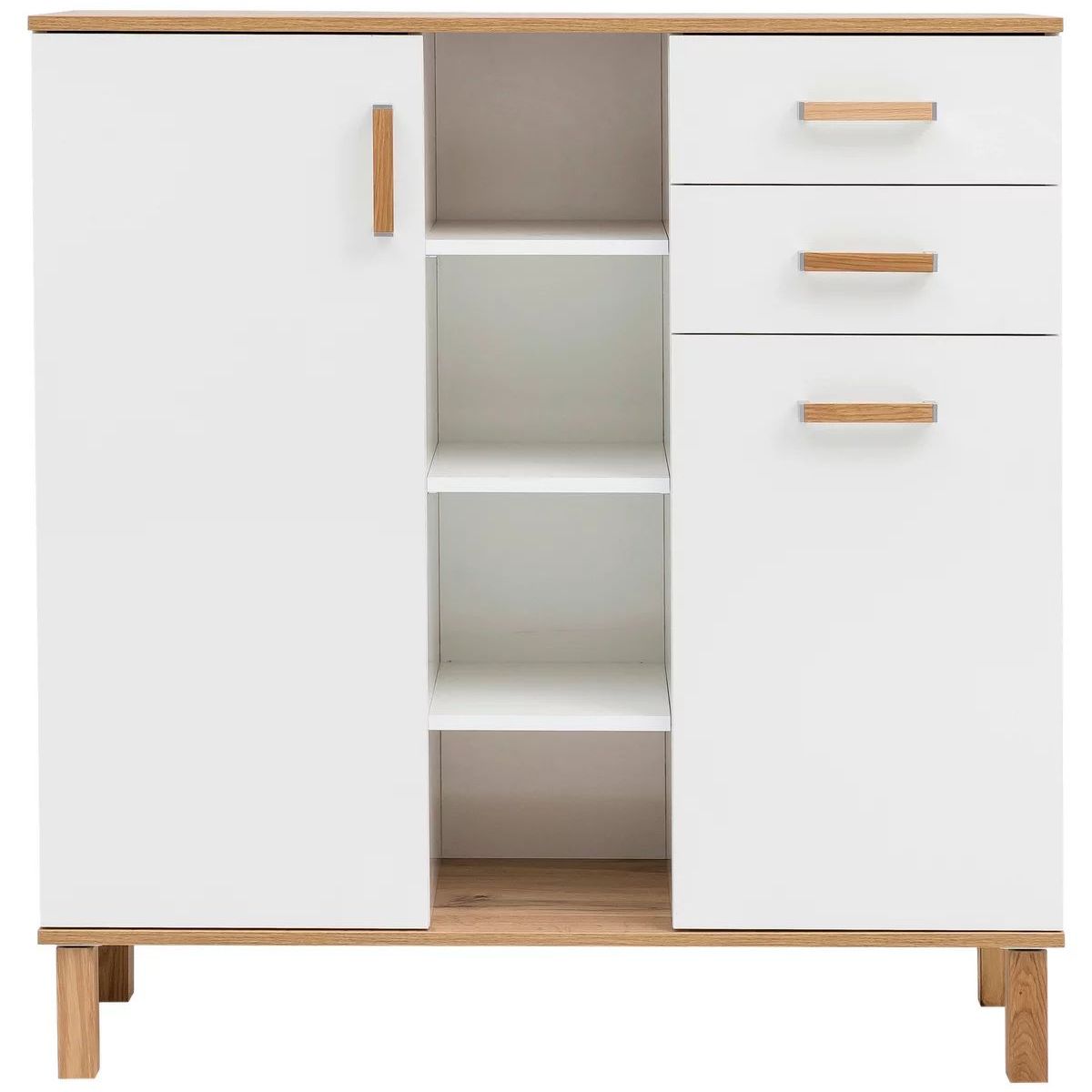 TU MESITA - Alacena para cocina 2 puertas 2 cajones Fátima color BlancoHaya TU MESITA