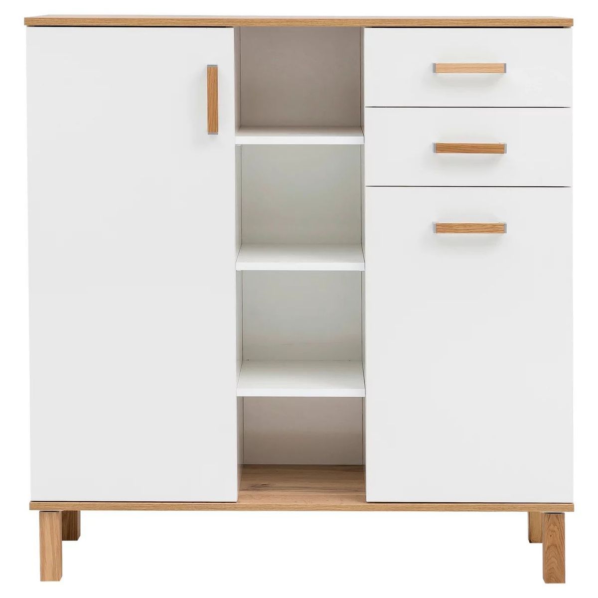 TU MESITA - Alacena para cocina 2 puertas 2 cajones Fátima color BlancoHaya TU MESITA