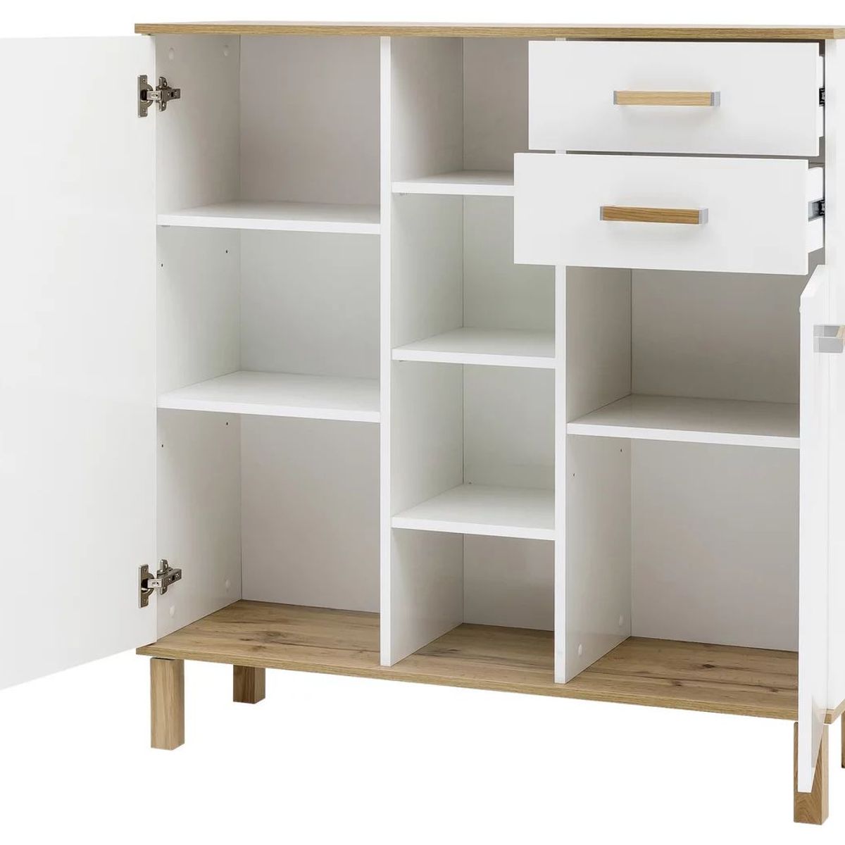 TU MESITA - Alacena para cocina 2 puertas 2 cajones Fátima color BlancoHaya TU MESITA