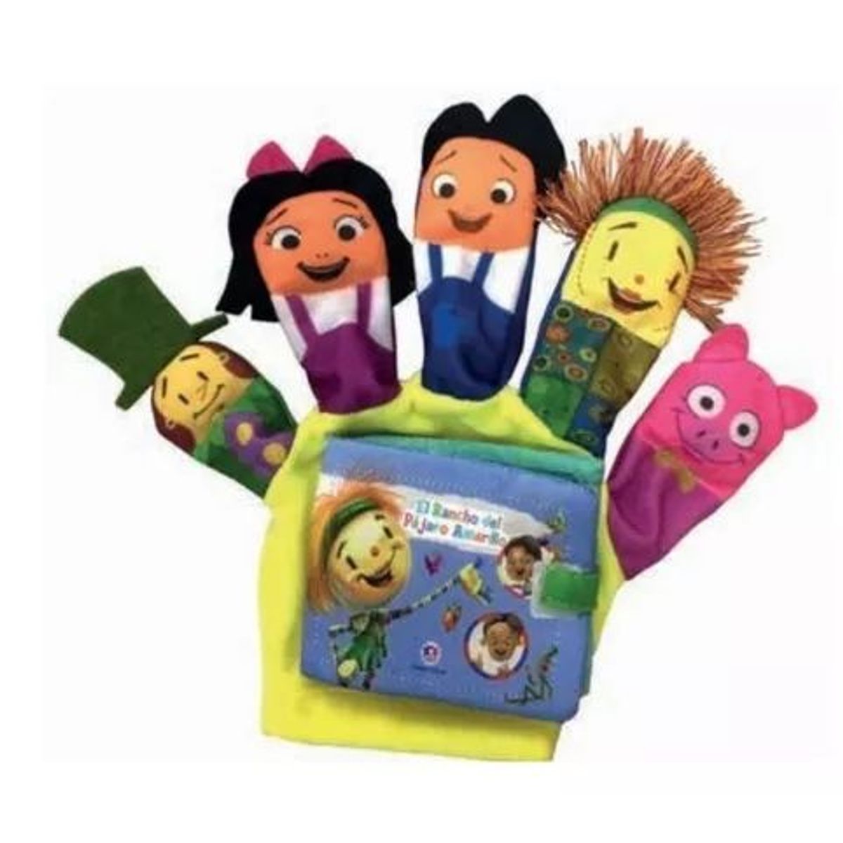 GENERICO - libro infantil de titeres El Rancho del Pájaro Amarillo