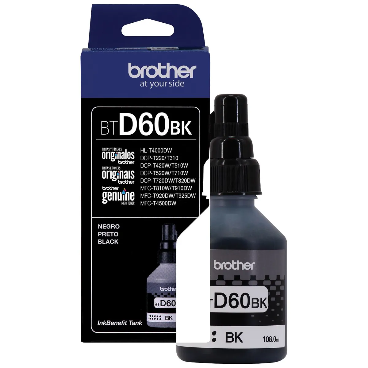 BROTHER - Pack de Tintas Brother BT5001 3PK + BTD60BK