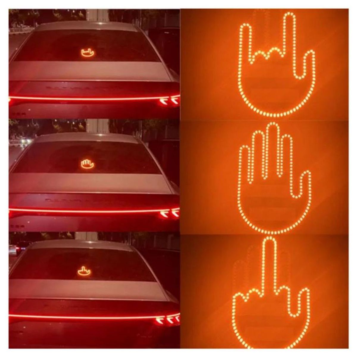 IMPORTADO MC - Mano de Luz LED con Gestos Luminoso para Auto con CONTROL