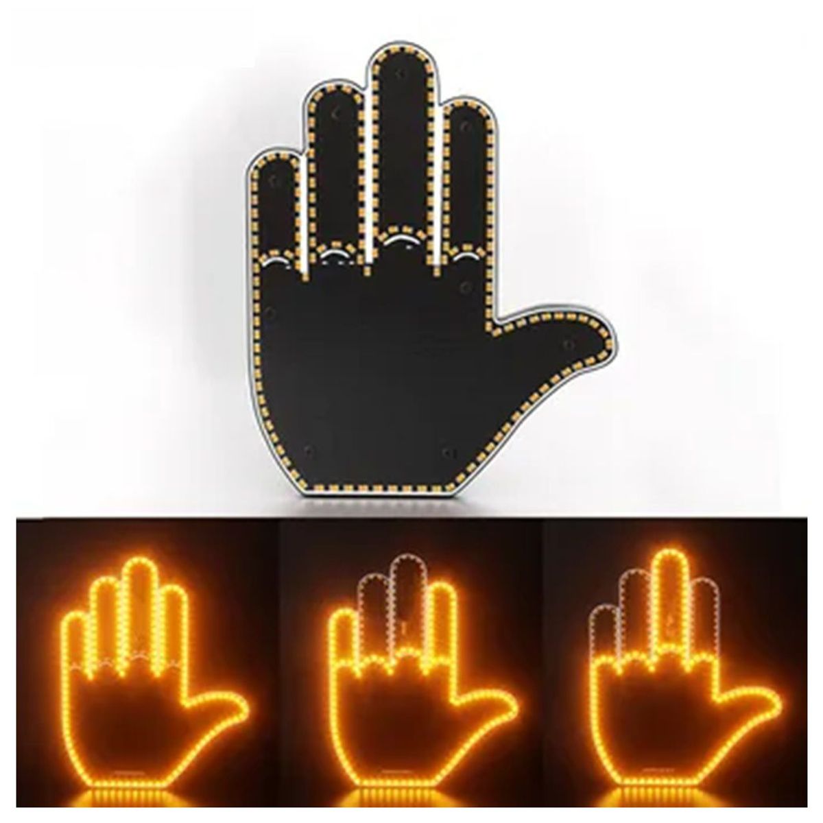 IMPORTADO MC - Mano LED con Gestos incluye Control Remoto TRES GESTOS