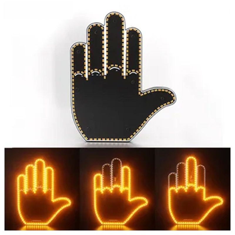 IMPORTADO MC - Mano LED con Gestos incluye Control Remoto TRES GESTOS