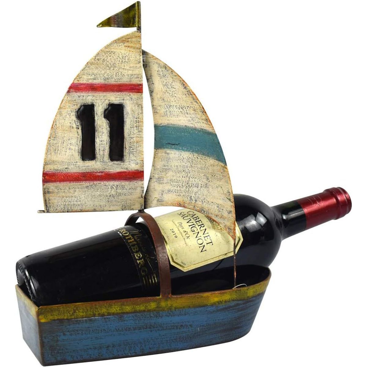 GENERICO - Portabotellas Con Forma De Velero