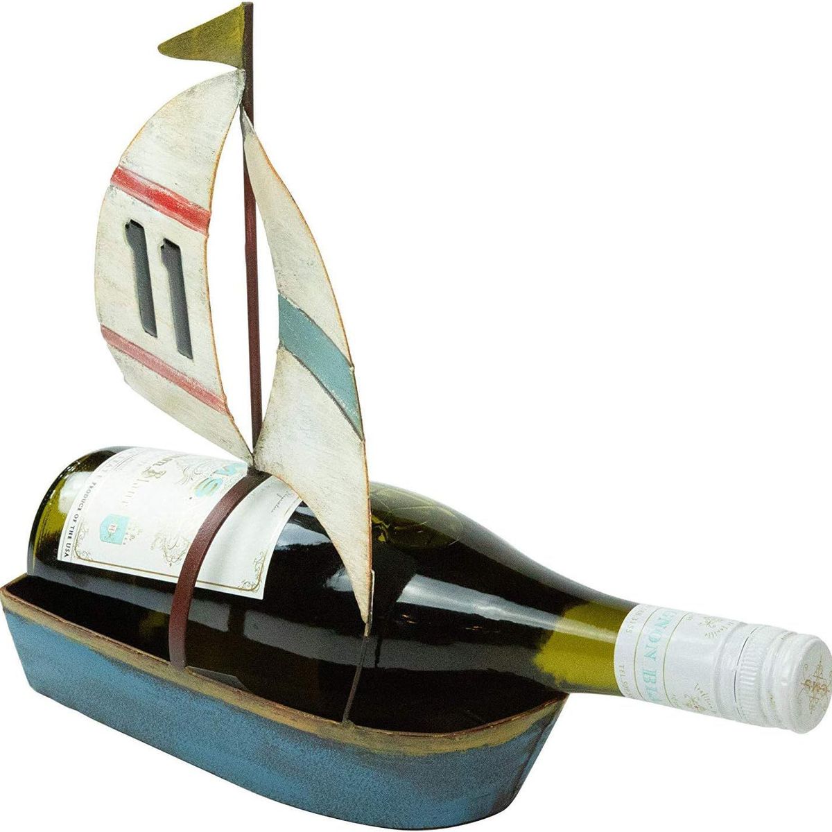 GENERICO - Portabotellas Con Forma De Velero