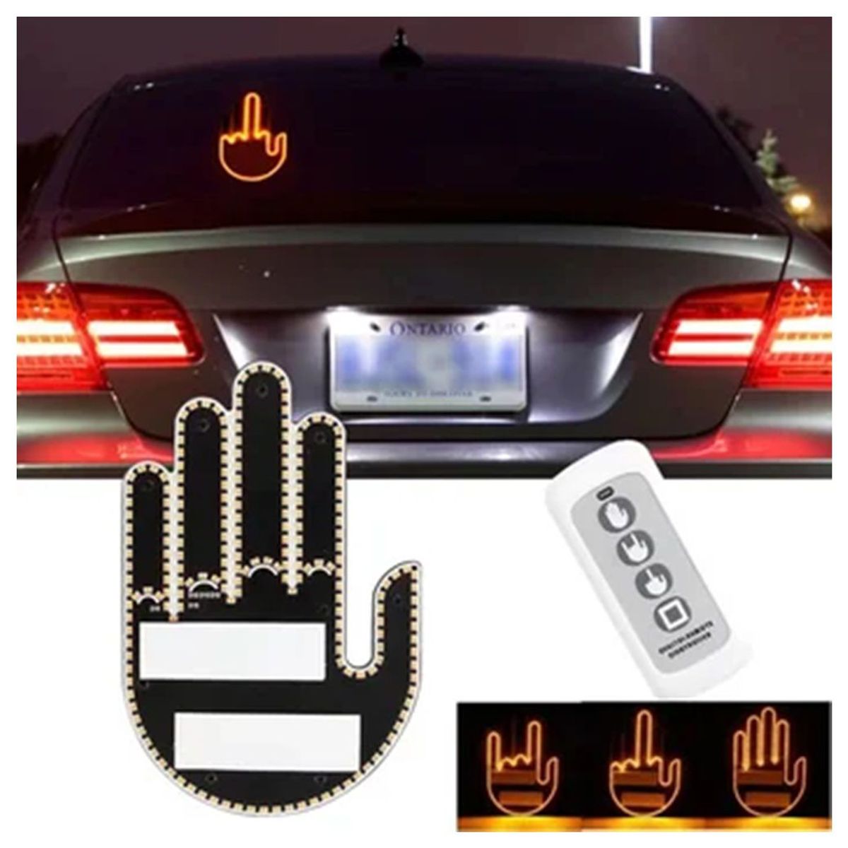 IMPORTADO MC - Mano de Luz LED con Gestos Luminoso para Auto con CONTROL