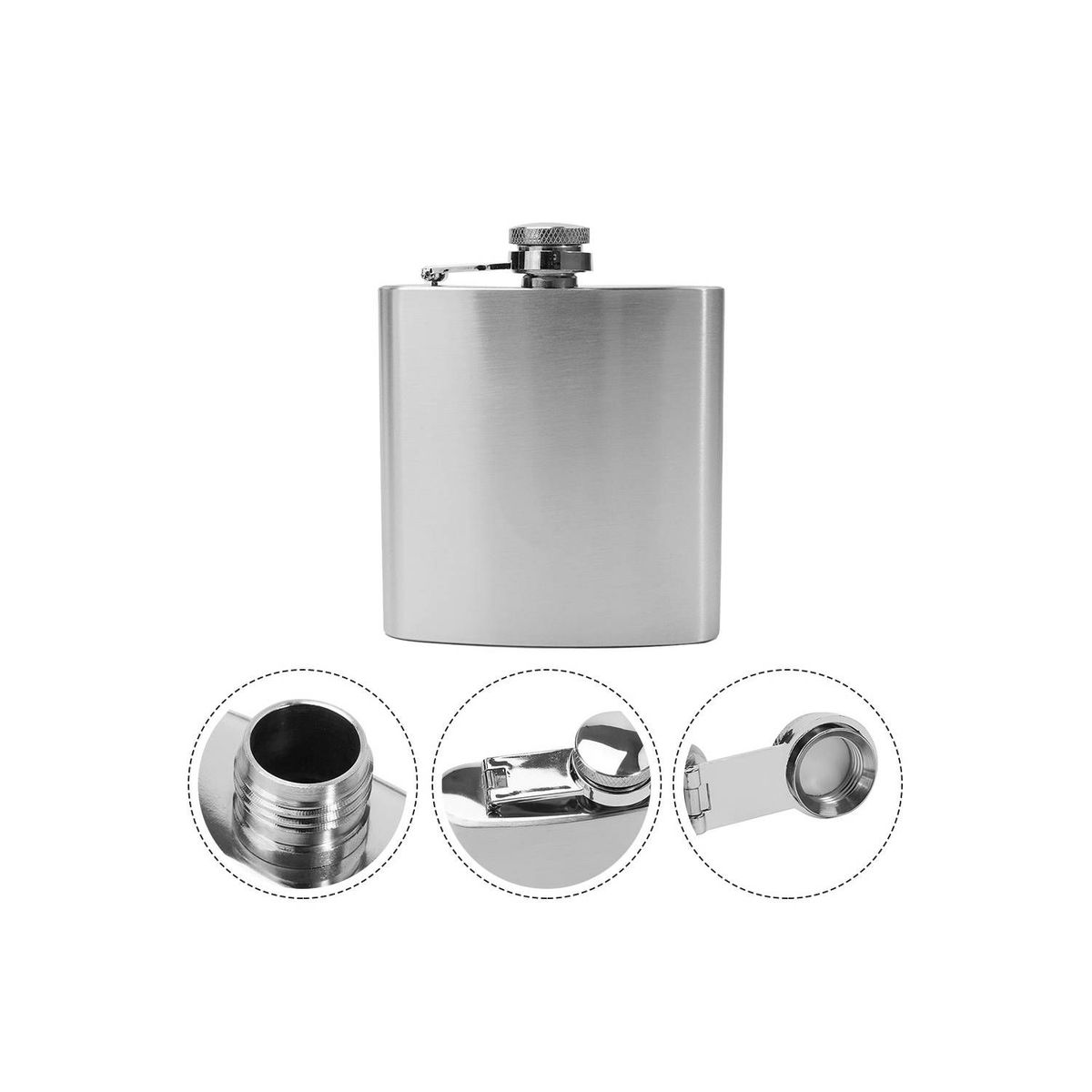 GENERICO - Licorera De Acero Inoxidable