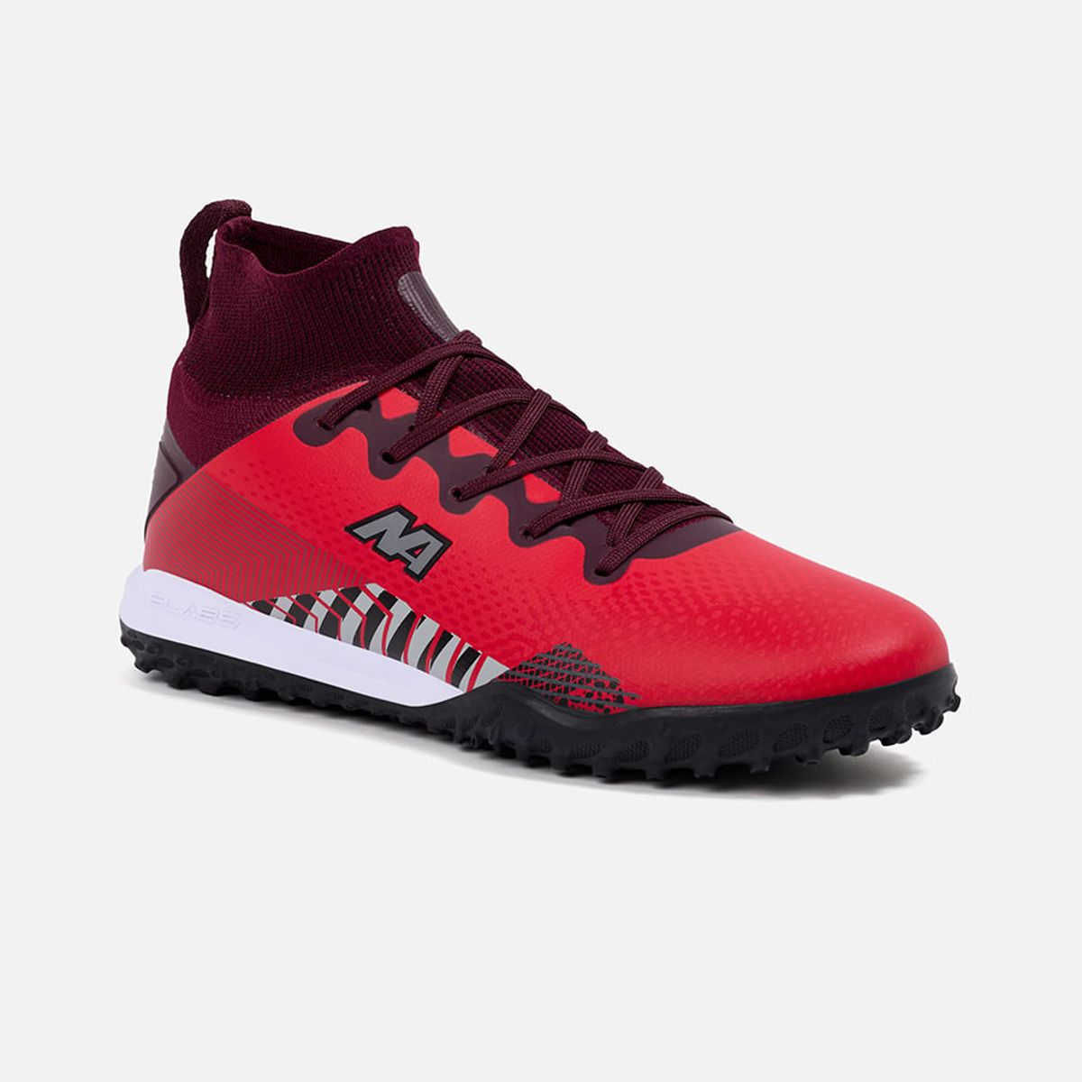 NEW ATHLETIC - ZAPATILLAS NEW ATHLETIC FOOTBALL SLABS81 ROJO CON NEGRO PARA HOMBRE