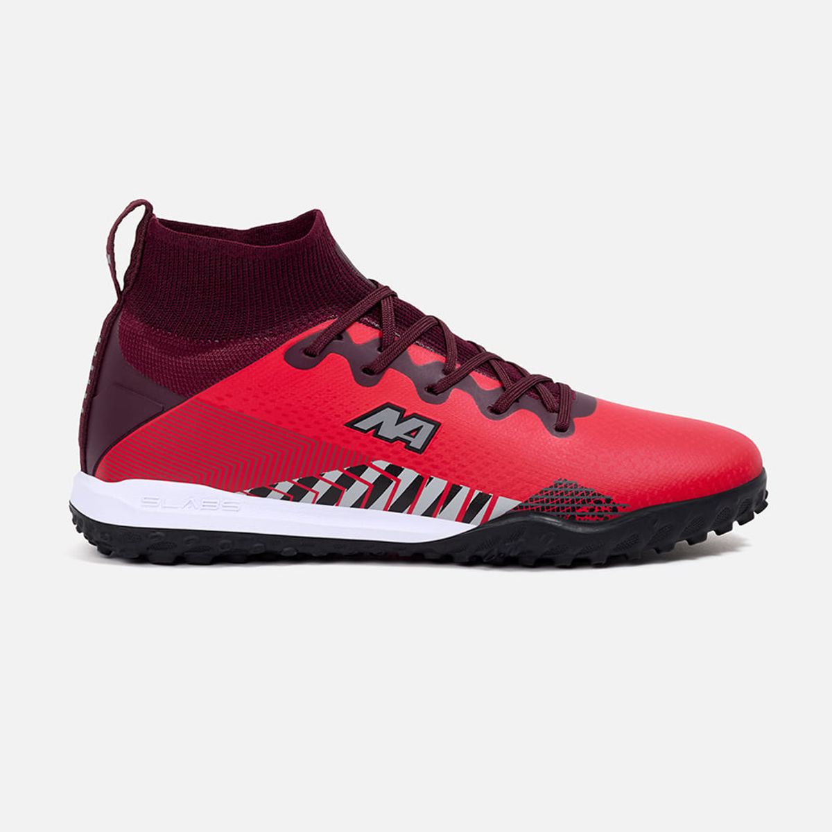 NEW ATHLETIC - ZAPATILLAS NEW ATHLETIC FOOTBALL SLABS81 ROJO CON NEGRO PARA HOMBRE