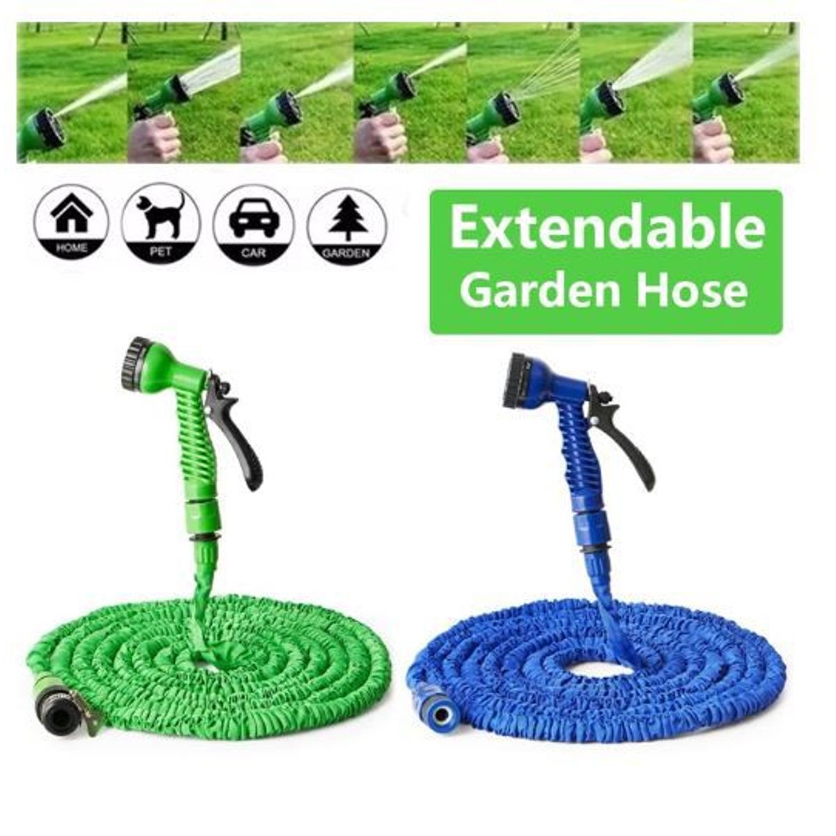 GENERICO - Manguera Expandible 30 Metros Magic Hose