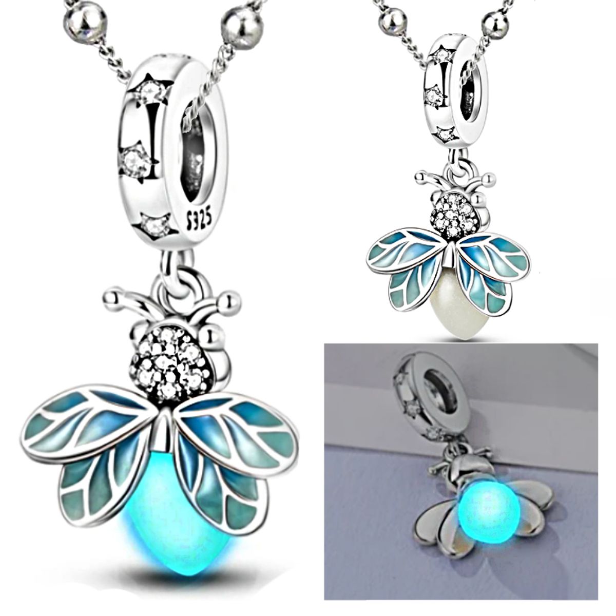 GENERICO - Collar Fluorecente  Luciernaga Evangeline