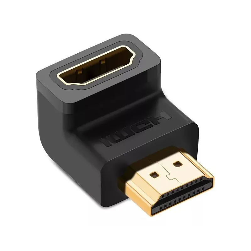 UGREEN - Adaptador Union Hdmi a Hdmi Hembra Acople 1080p Codo Extiende UGREEN