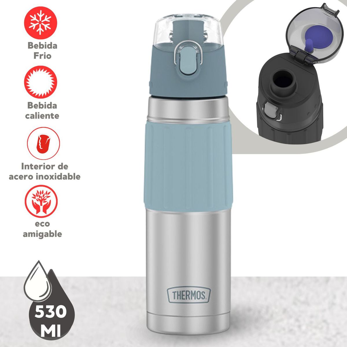 THERMOS - Termo Botella Hidratante Cgrip Freeze 530ml