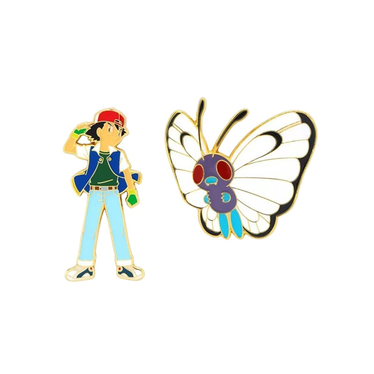 POKEMON - Pokemon Ash & Butterfree Enamel Pin Set