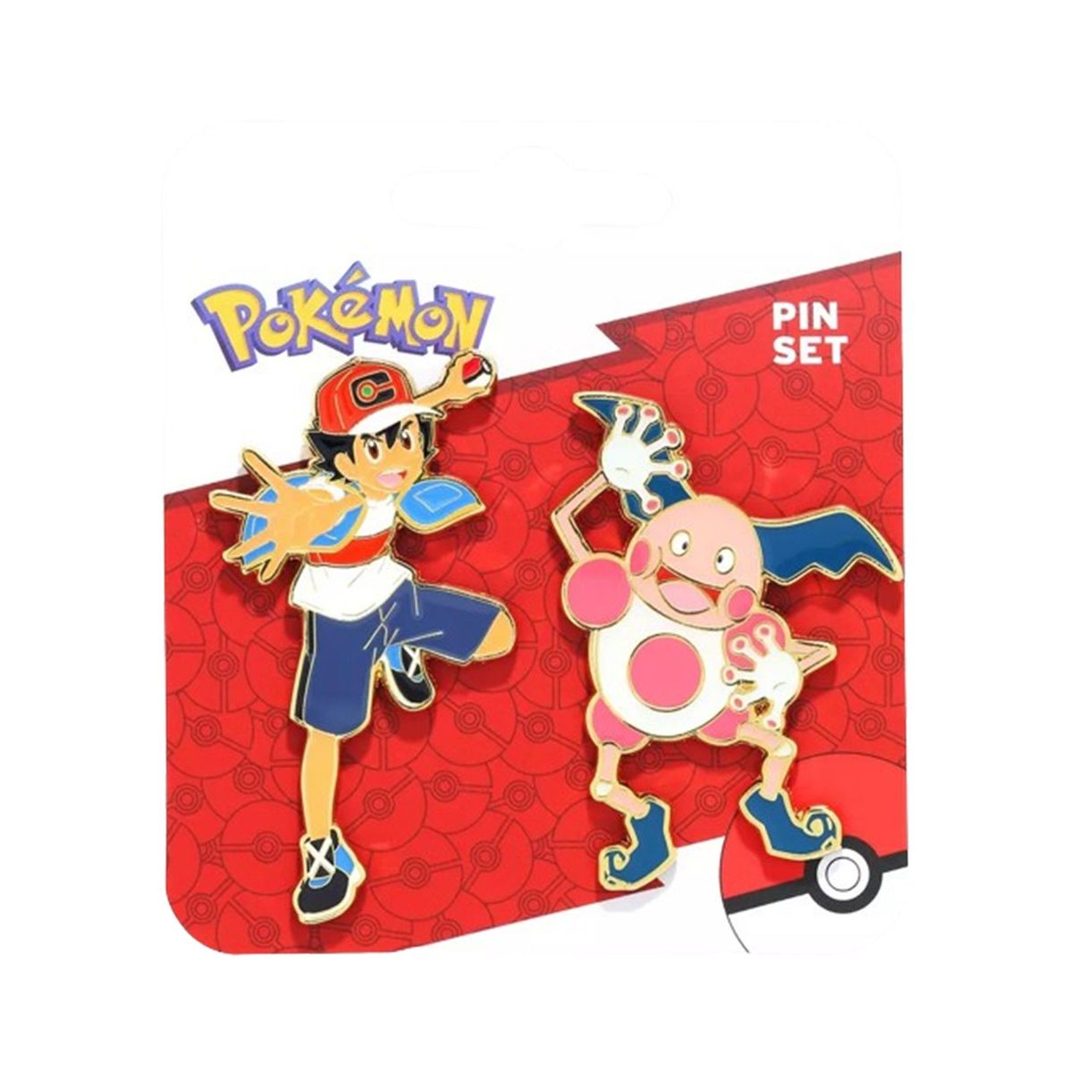 POKEMON - Pokemon Ash and Mr Mime Enamel Pin Set