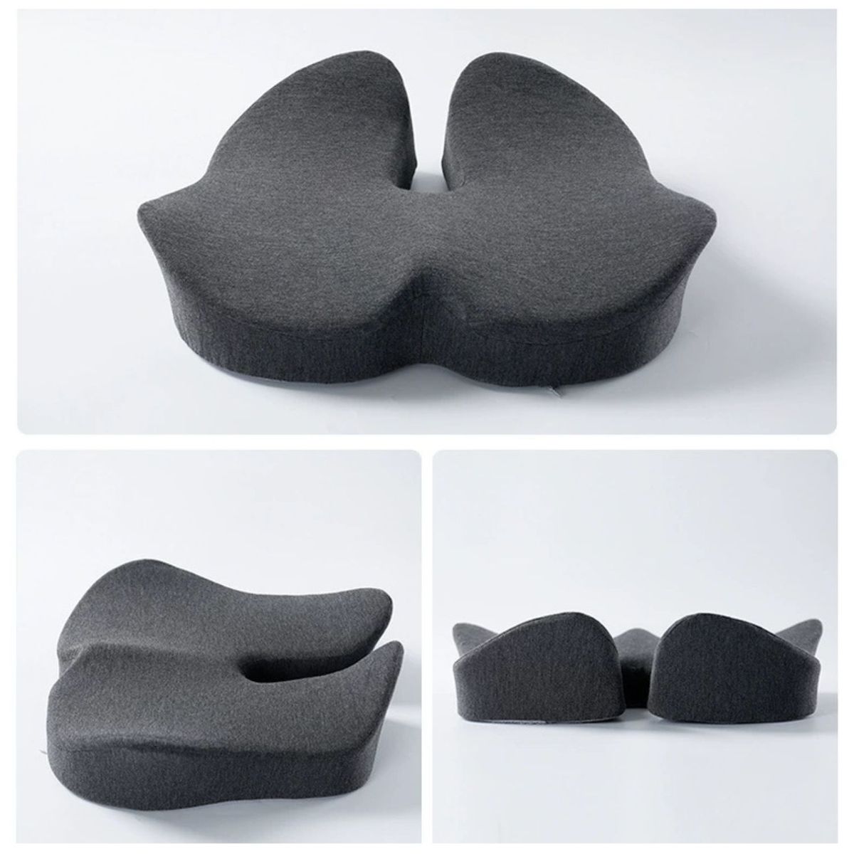 DAUER - Asiento Cojín 3D Ergonómico Bambu Mejora laPostura forro suave y asa