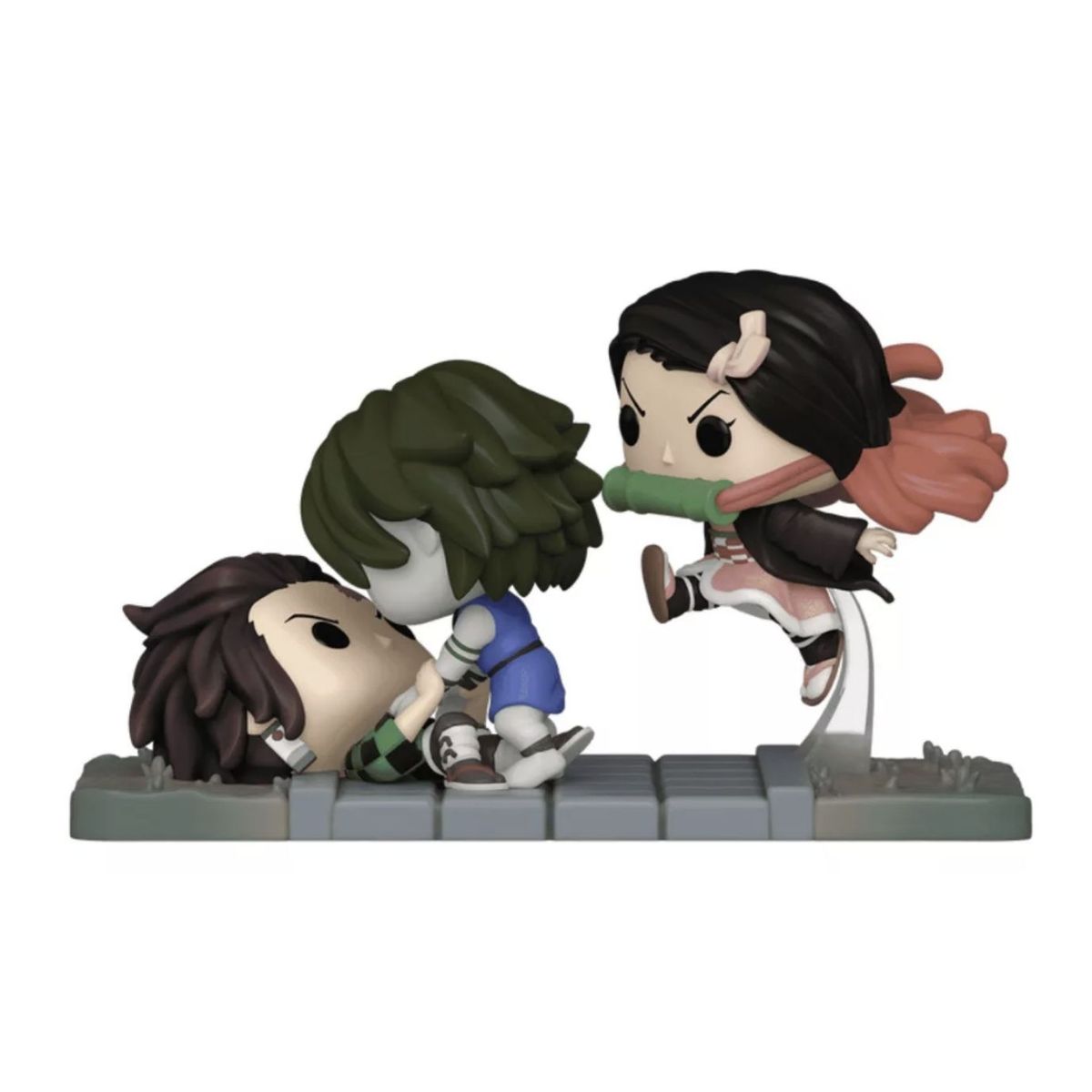 FUNKO - Tanjiro Y Nezuko Vs Temple Demon Funko Pop 1419 Demon Slayer