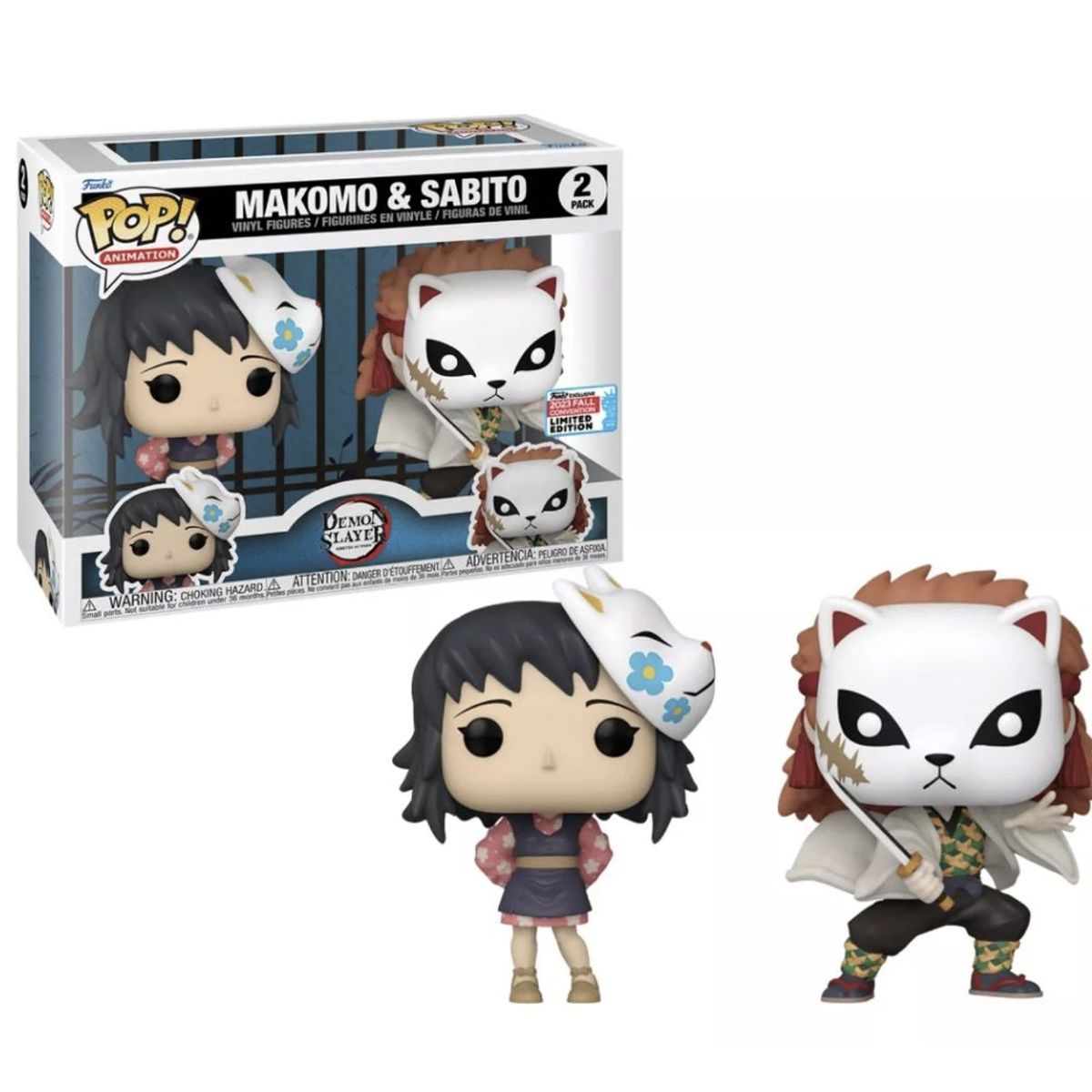 FUNKO - Makomo Y Sabito Funko Pop 2pack Demon Slayer Convencion