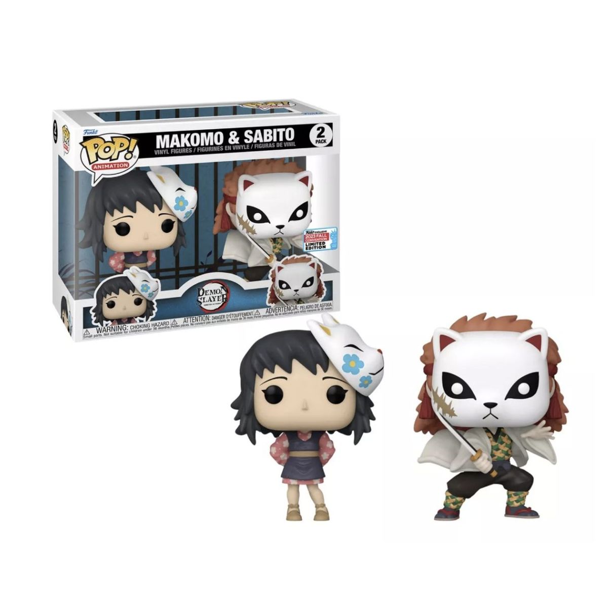 FUNKO - Makomo Y Sabito Funko Pop 2pack Demon Slayer Convencion
