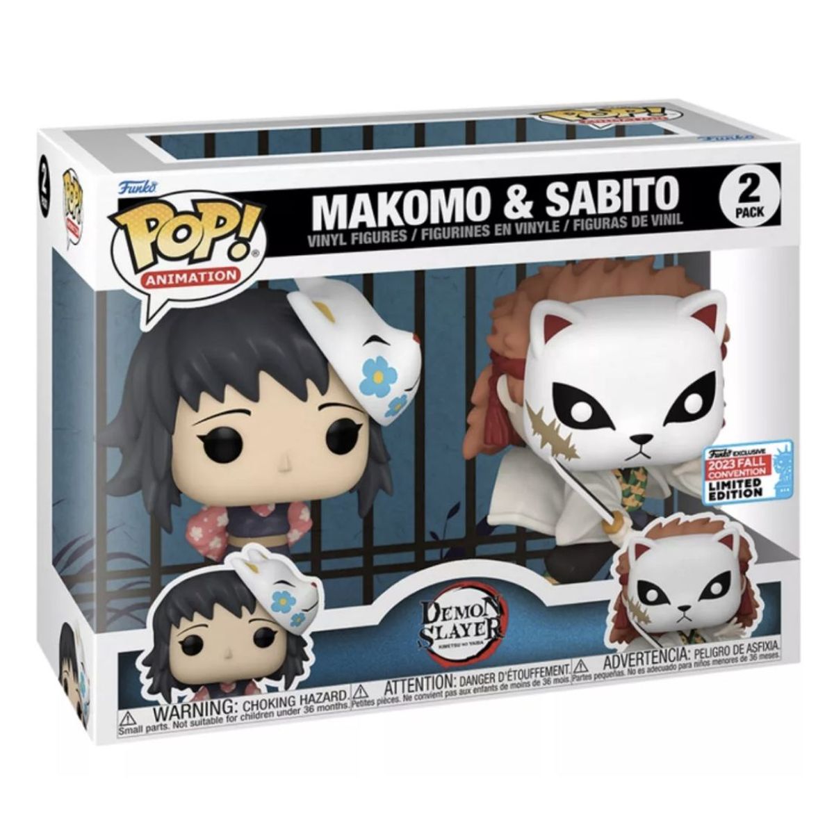 FUNKO - Makomo Y Sabito Funko Pop 2pack Demon Slayer Convencion