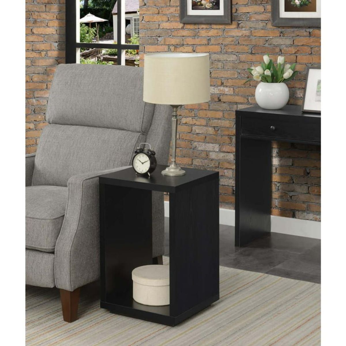 GENERICO - Mesa Lateral  Blas Black Pandora Home