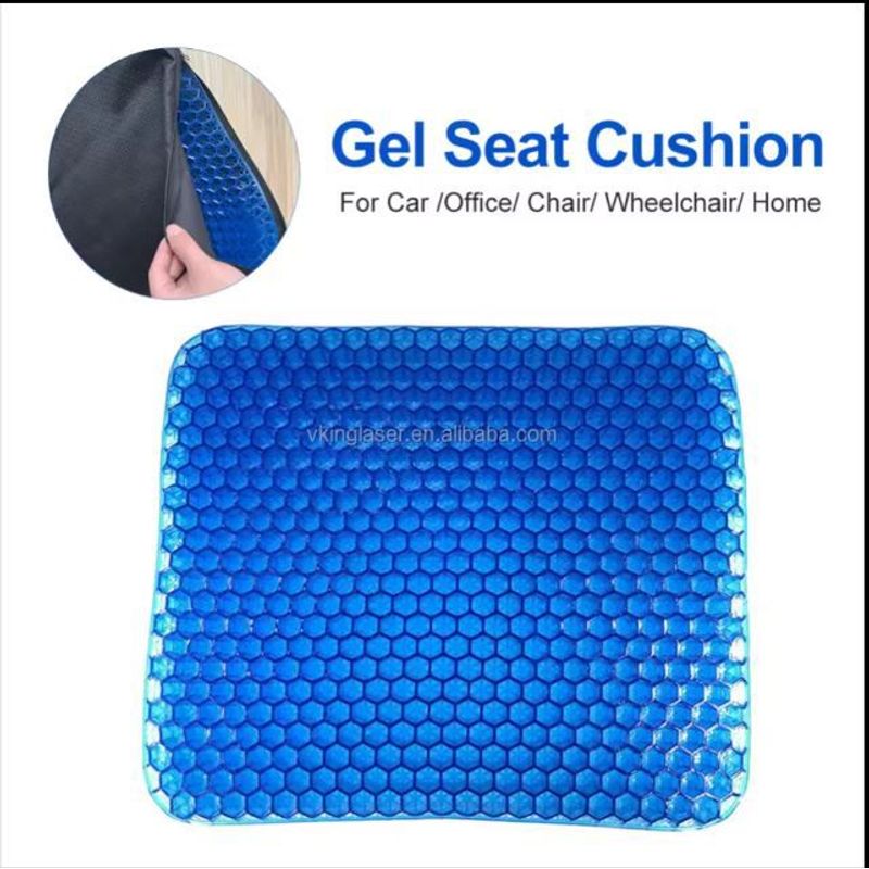 GENERICO - Cojin Gel de asiento con funda antideslizante