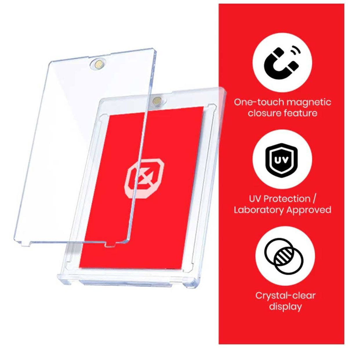 GENERICO - ESTUCHE PARA CARTAS ONE TOUCH MAGN CARD HOLDE 35 PT PK OF 10