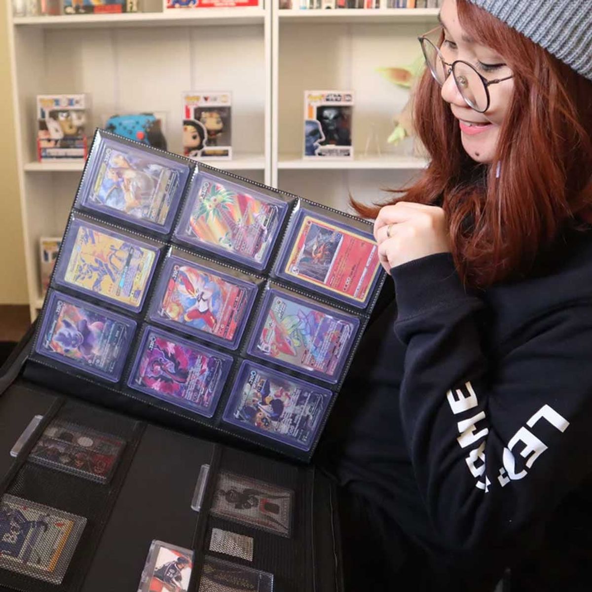 GENERICO - FUNDAS PARA CARTAS SHIELD+REGULAR BLACK TOPLOADER BINDER 1