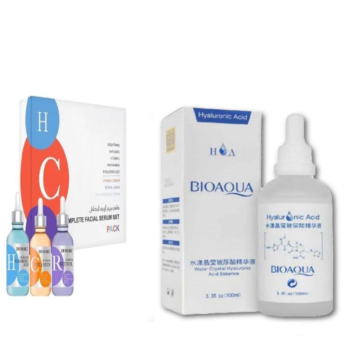BIOAQUA - Pack Serum 3 en 1  Dr Rashel  Y SERUM DE ACIDO HIALURONICO