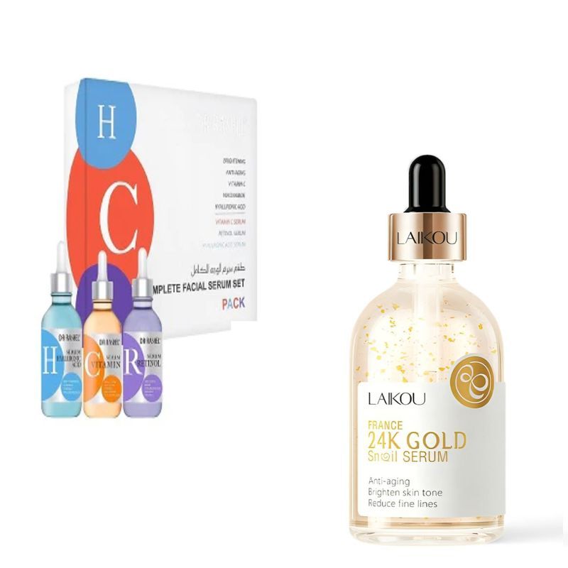 BIOAQUA - Pack Serum 3 en 1  Dr Rashel  Y SERUM FRANCE 24K GOLD LAIKOU