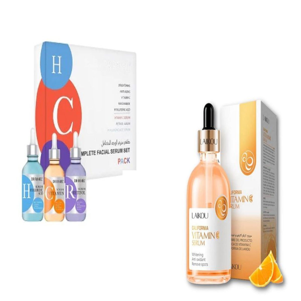 BIOAQUA - Pack Serum 3 en 1  Dr Rashel  Y SERUM CALIFORNIA VITAMINA C LAIKOU