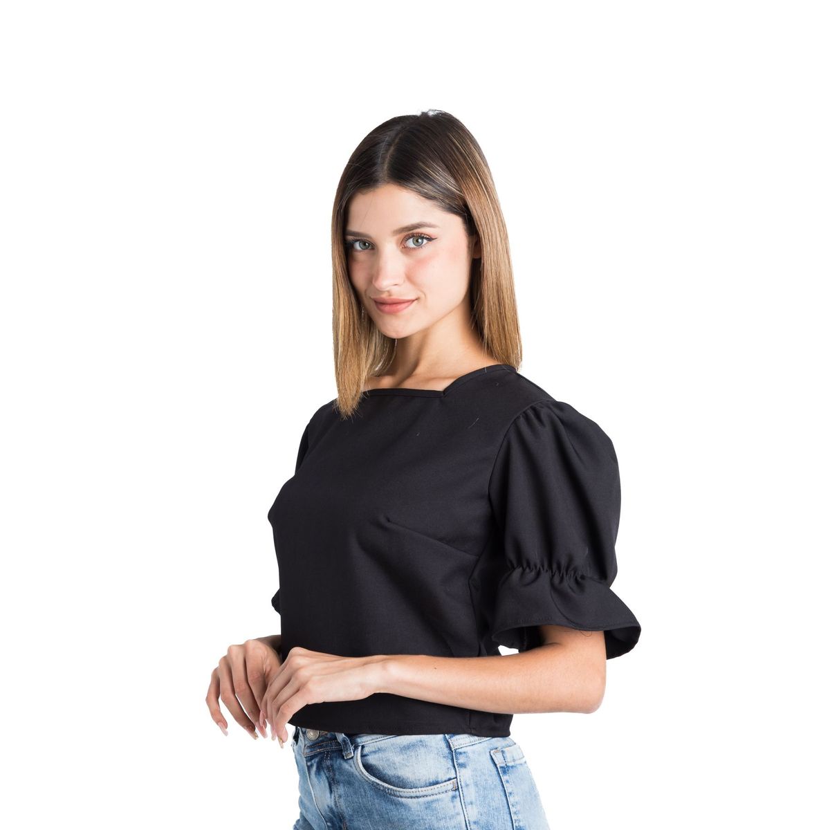 NEBULA - Blusa Esmery - Nébula - Negro