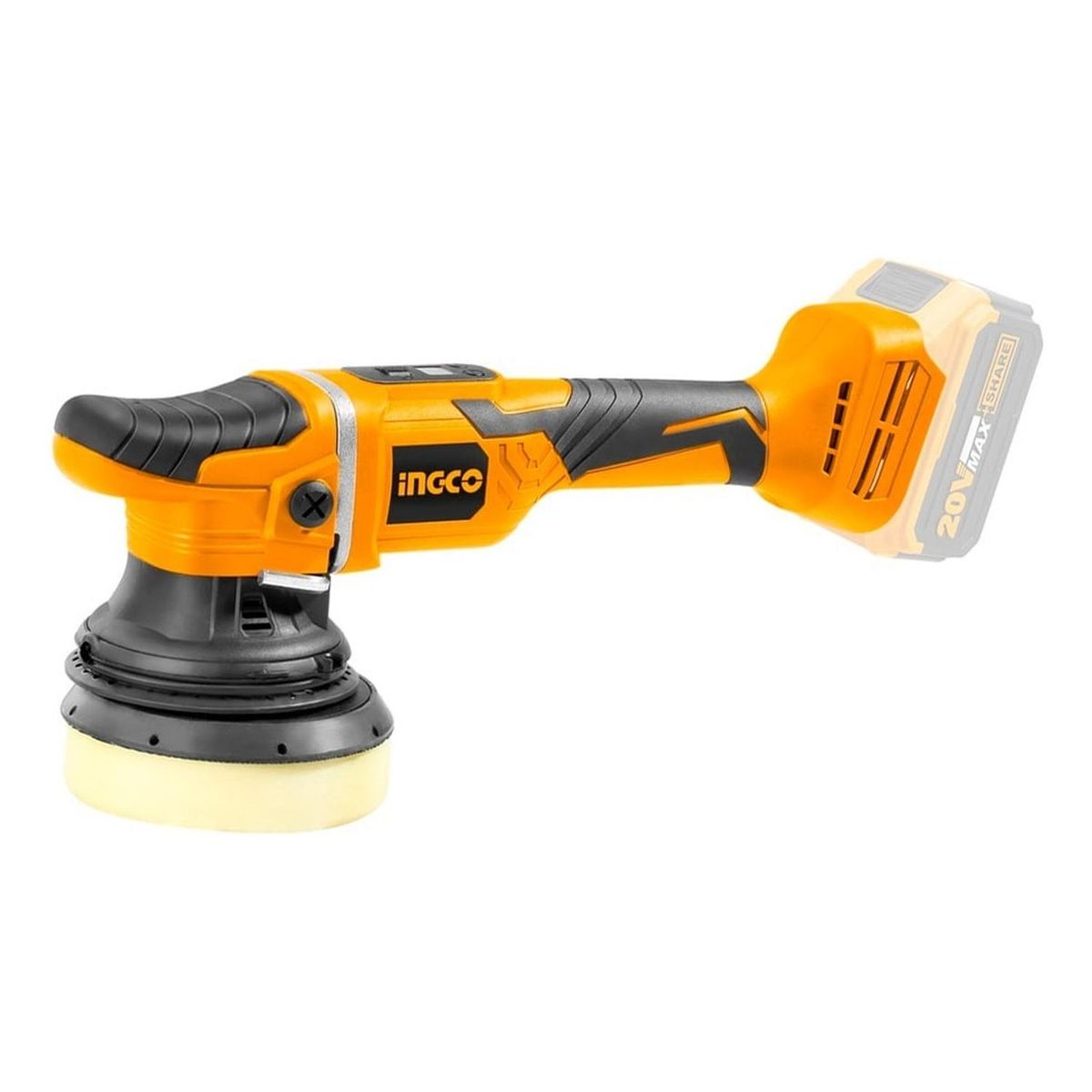 INGCO TOOLS - Pulidora Inalámbrica INGCO 20V  4.5” Brushless para Auto (Baretool)