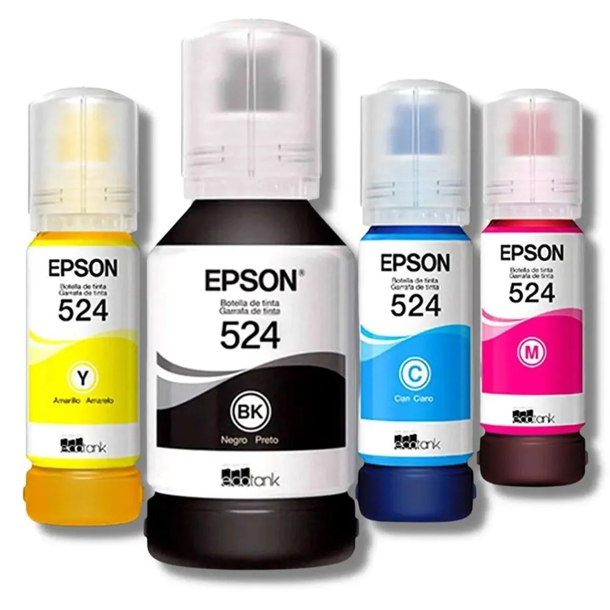 EPSON - Kit Tinta Epson T524 Negro Cian Magenta Amarillo A3 L15150
