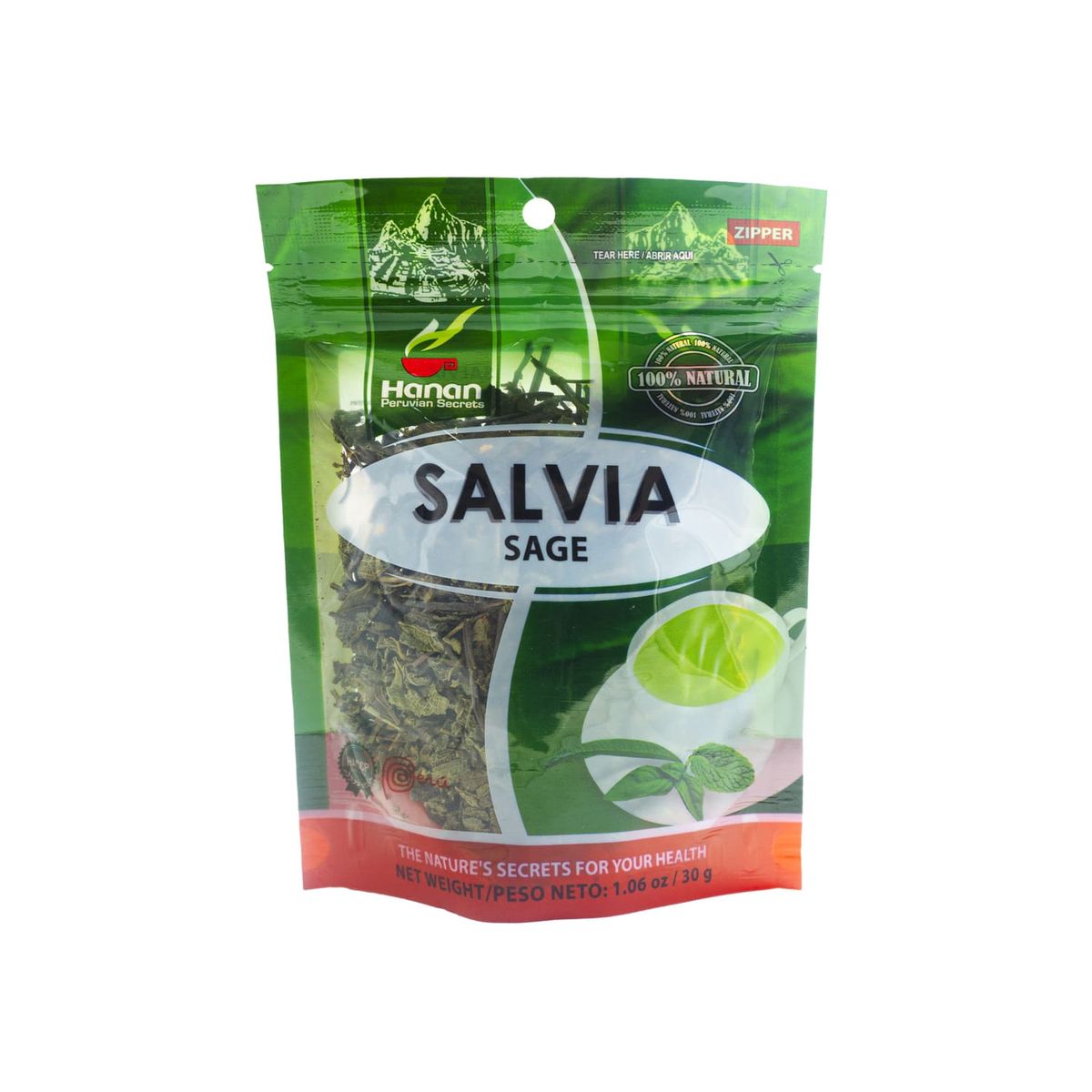 HANAN PERUVIAN SECRETS - Salvia Infusión Hanan Tripack 30g