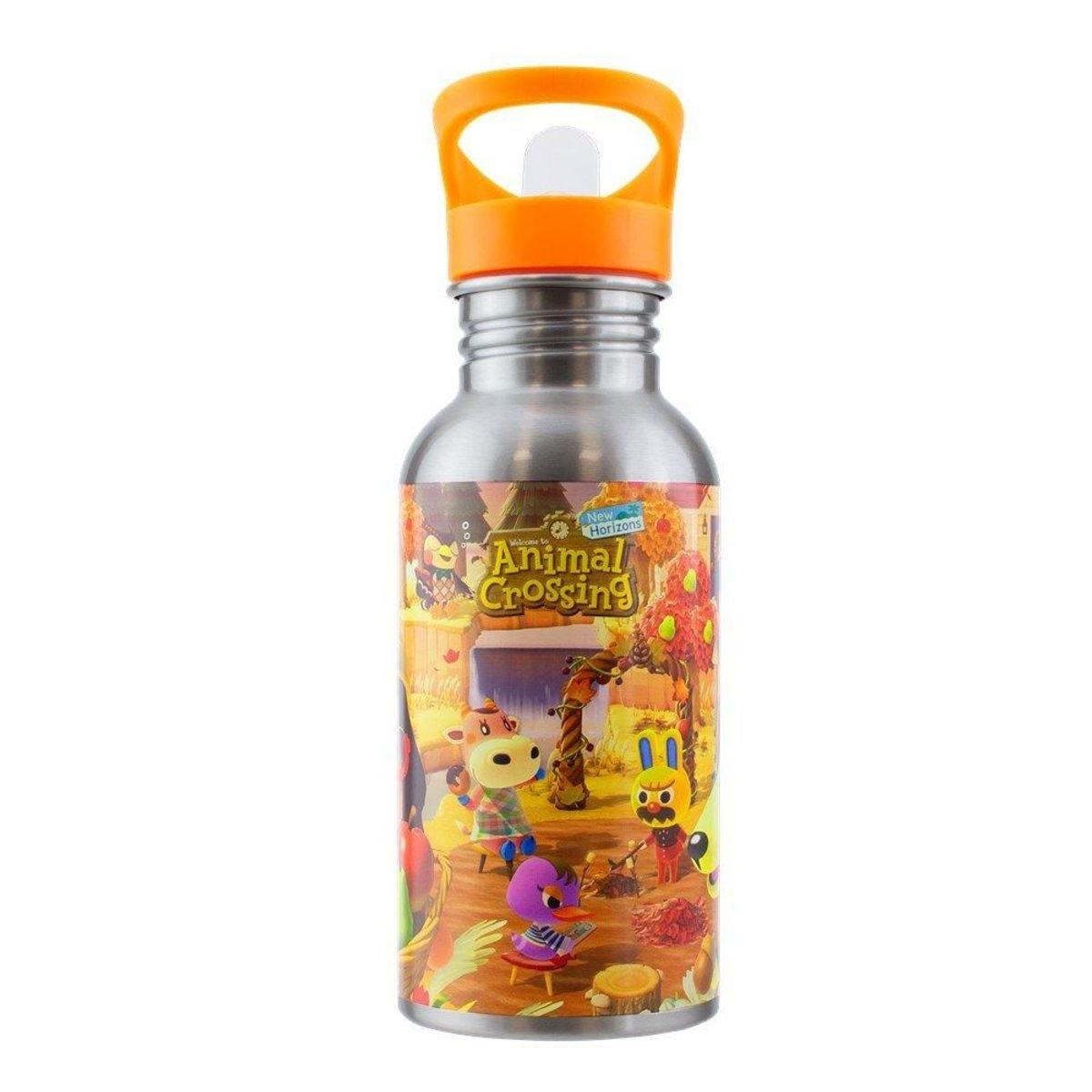 PALADONE - BOTELLA DE METAL DE ANIMAL CROSSING STRAW AUTUMN